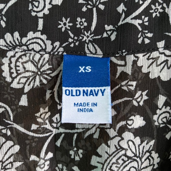 Women’s size XS Old Navy new without tags lightweight blouse with elastic waist - Picture 7 of 8